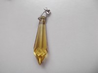 Colgante Swarovski Prisma Light Topaz 40x11mm